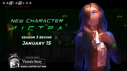 ESPIONAGE: Mafia Evolved is getting a new character: VICTRA, the traitor, on January 15th!