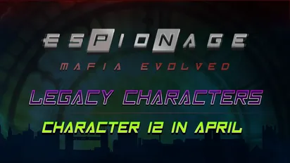 Coming in April: Character 12, our first Legacy Character!